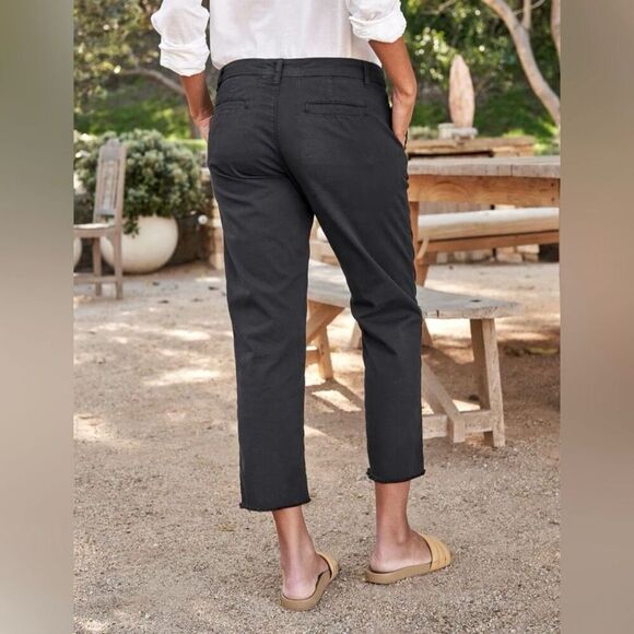 Frank & Eileen Wicklow Washed Black Pants Size 6 - Picture 2 of 7